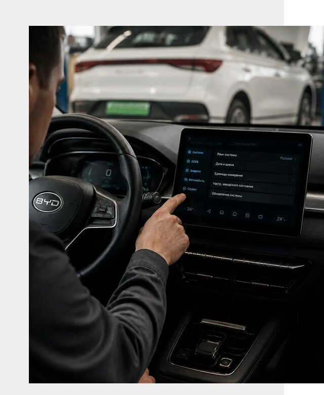 Русификация BYD E2 в Благовещенске от 15475 р. | ФастМобиль-Бгв под ключ