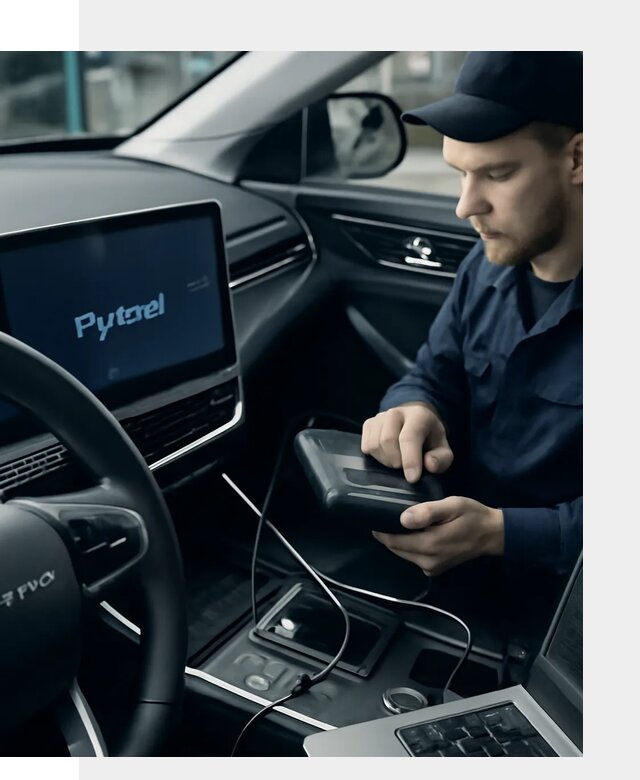 Русификация автомобилей Jetour с адаптацией меню в Благовещенске