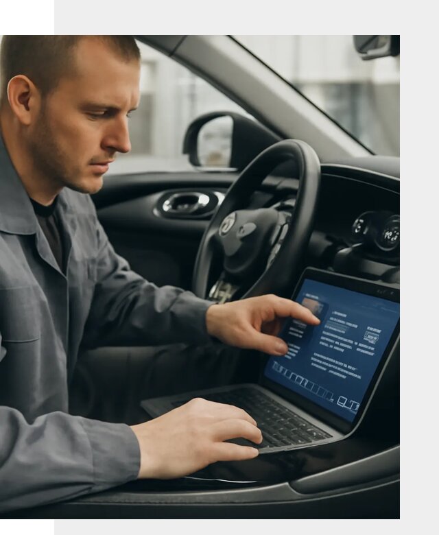 Русификация приборной панели автомобиля Lynk Co в Благовещенске