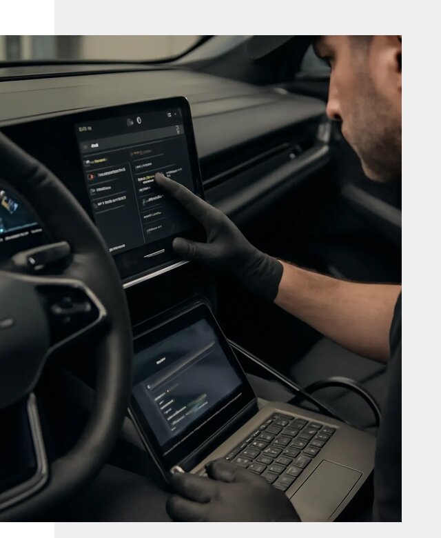 Русификация приборной панели Rising автомобиля в Благовещенске
