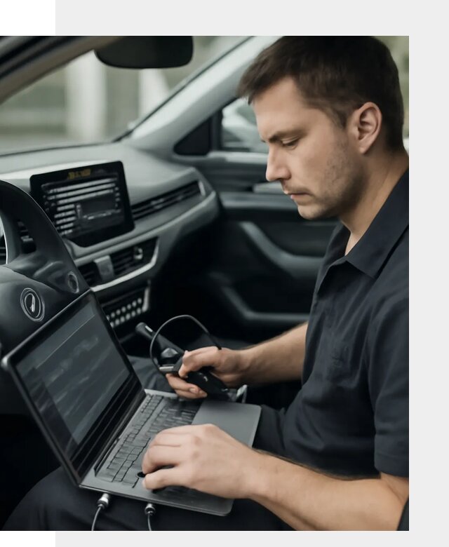 Настройка телематики автомобиля под ключ для авто в Благовещенске